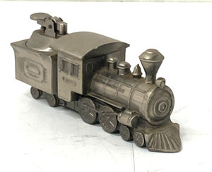Vintage Collectible Metal Train-Shaped Table Lighter