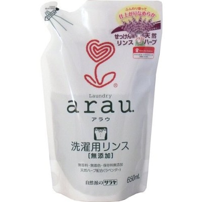 arau. (Arau) Rinse finish for washing Refill 650ml x 2 sets