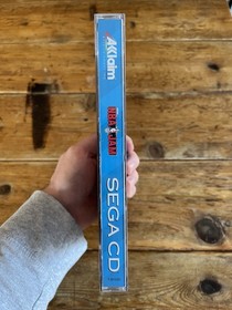 NBA Jam Sega CD Authentic Complete in Box CIB w/ Reg Card Mint Condition Disc‼️