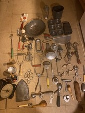 Large Lot Of Vintage Kitchen Tools Including Scale
