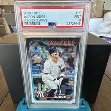 Topps 2024 Series 1 All-Star Game Foil Aaron Judge #99 PSA 9 Yankees