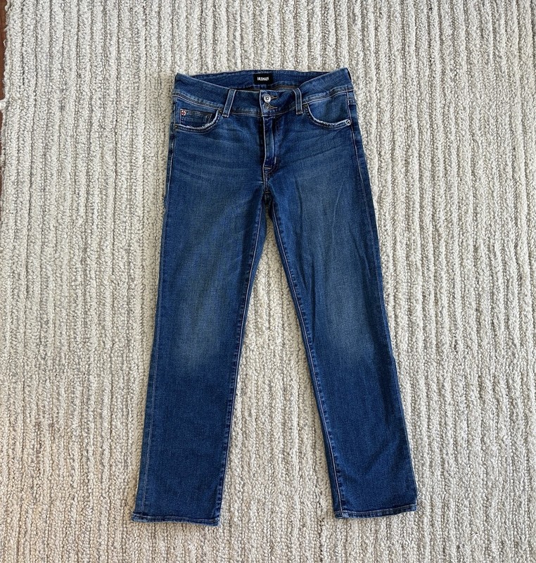 Hudson Crop Straight Ginny Jeans, Sz 27