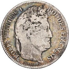 [#1202035] France, Franc, Louis-Philippe, 1834, Lille, Silver, VF, KM:748.13