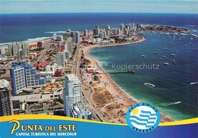 Punta-del-Este Uruguay Capital Turistica del Marcosur Fliegeraufnahme