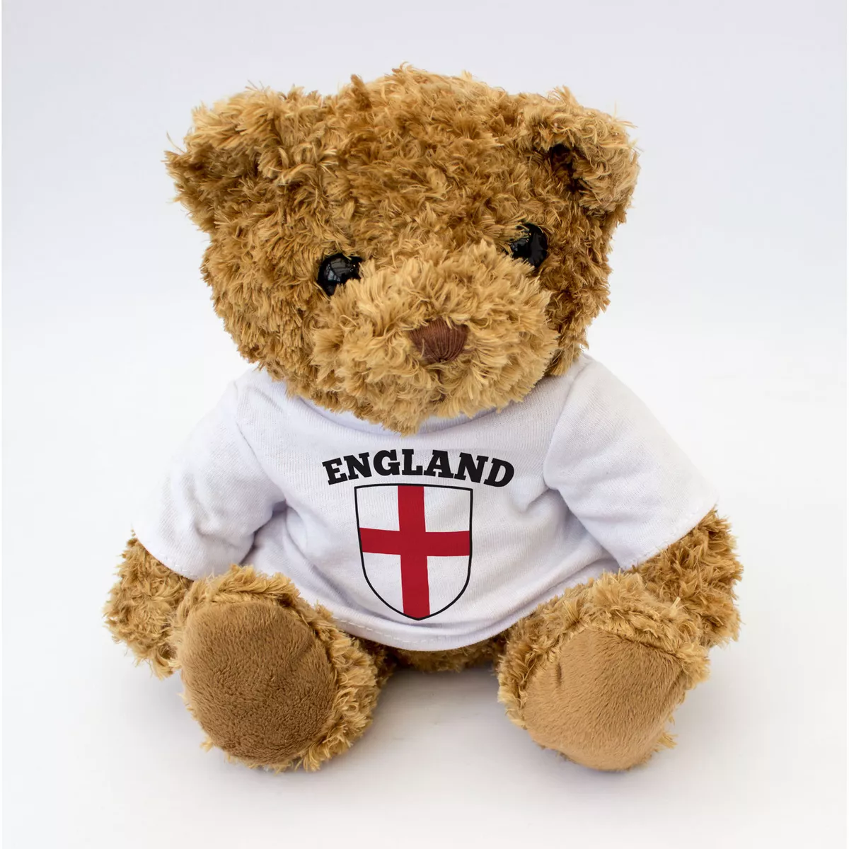 NEW England Flag St Georges Cross Teddy Bear Football Rugby