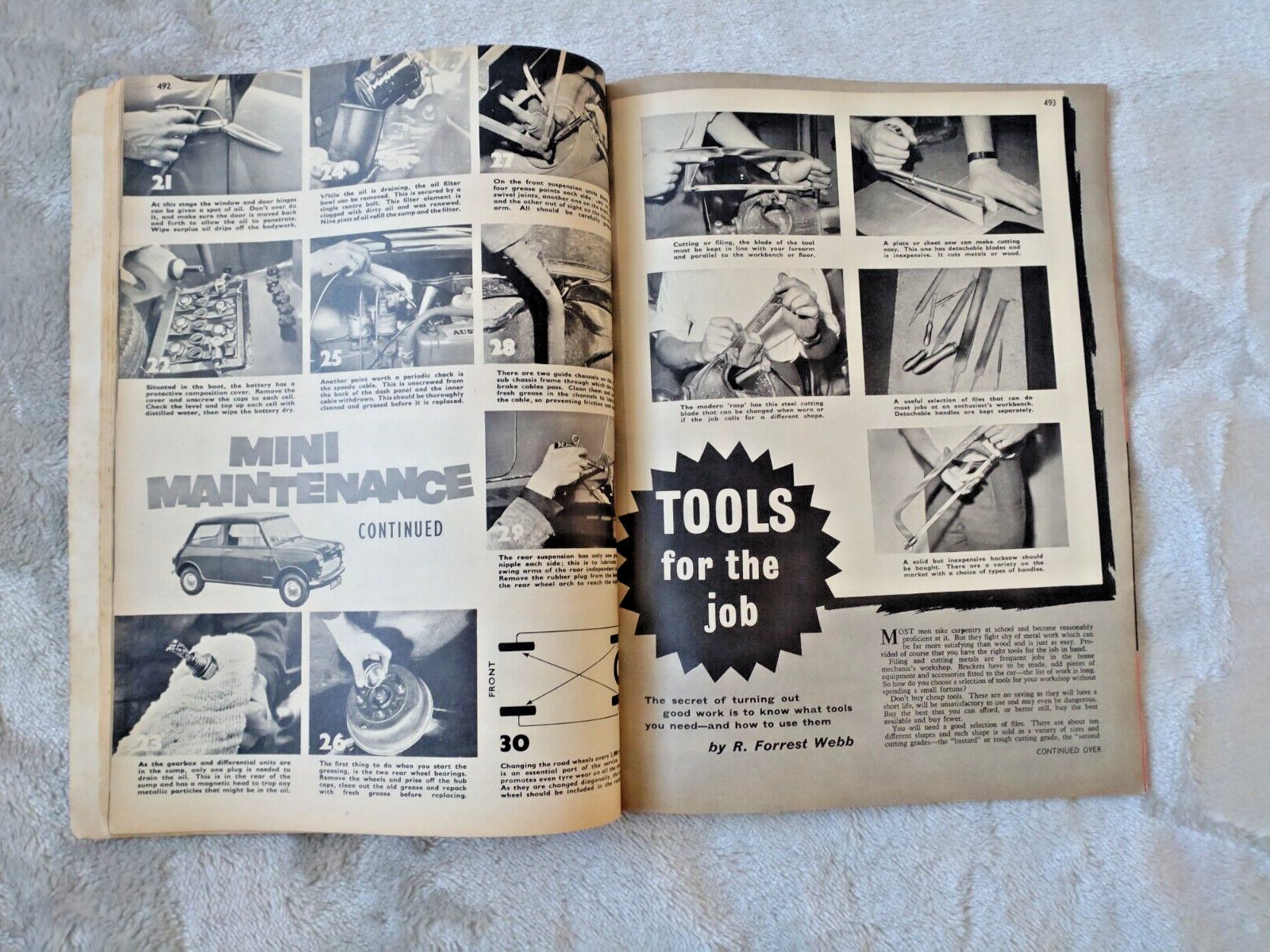 Practical Motorist Magazine January 1962 Mini Zenith TR3 Racing Car Show