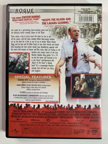 Shaun of the Dead (DVD, 2004) - Picture 2 of 2