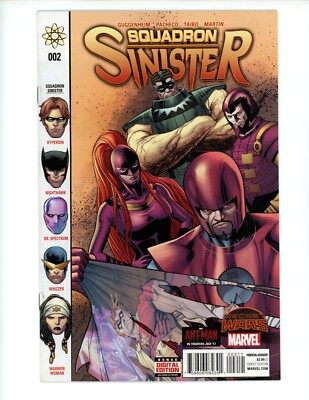 Squadron Sinister #2 Comic Book 2015 VF- Marvel Comics Whizzer Nighthawk