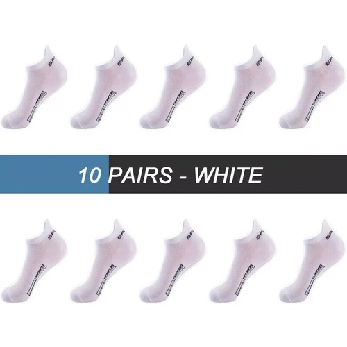 Trainers 5 & 10 Pack Ankle Socks Cotton Low Cut High Quality Unisex 9-12 Size UK - Picture 15 of 27