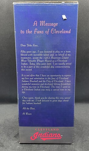2003 Cleveland Indians Limited Edition Al Rosen Bobblehead New In Box - Picture 6 of 9