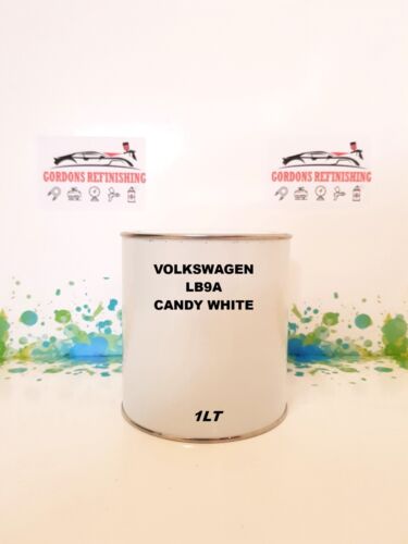 VW LB9A CANDY WHITE 400ml Aerosol Spray Paint Kit 1K or 2K Spray Gun Amounts - Picture 12 of 26