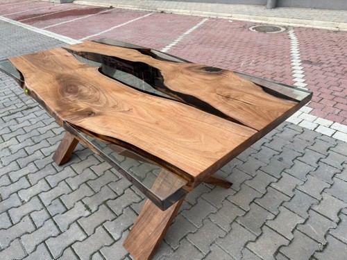 "Resin Dining Table Top & Epoxy Coffee Table – Handmade Furniture & Perfect Gift - Picture 4 of 7