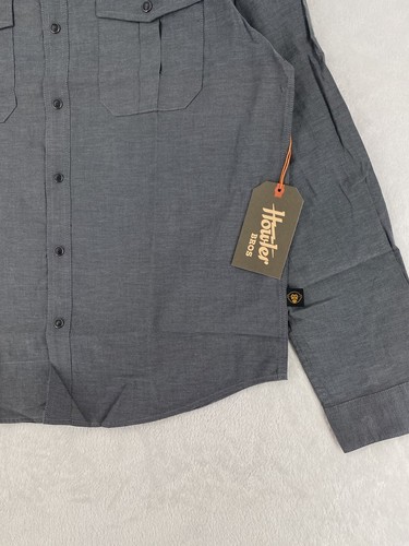 Howler Bros Shirt Mens Medium Gaucho Pearl Snapshirt Osprey Prey Fish NEW 2025 - Imagen 7 de 14