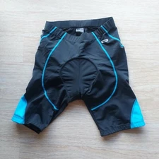 Santic Power Dry Cycling Ridding Padded Shorts Tights Pull-On Black Men Sz.S