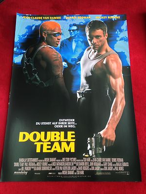 Double Team Kinoplakat Poster A1, Jean Claude Van Damme, Dennis Rodman, Rourke