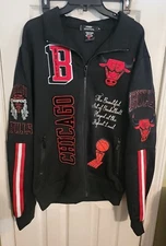 Chicago Bulls Six Time NBA Finals Champions Jacket Size XL