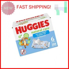 Huggies Natural Care Refreshing Baby Wipes, Hypoallergenic, Scented, 6 Flip-Top