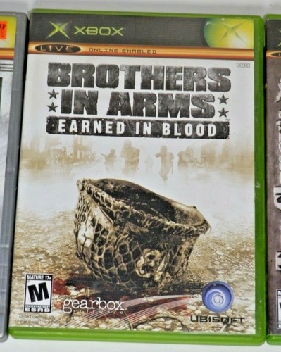 X-Box Video 3 Game Bundle Splinter Cell/Brothers In Arms/Ghost Recon Complete - Picture 3 of 11