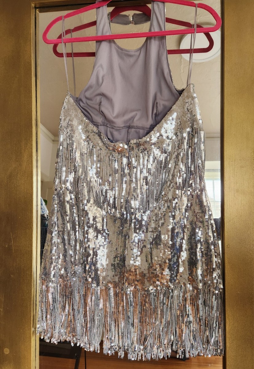Zara Silver Sequin Dress - Dance, Holiday Party | eBay Zara Silver Sequin Dress - Dance, Holiday Party | eBay