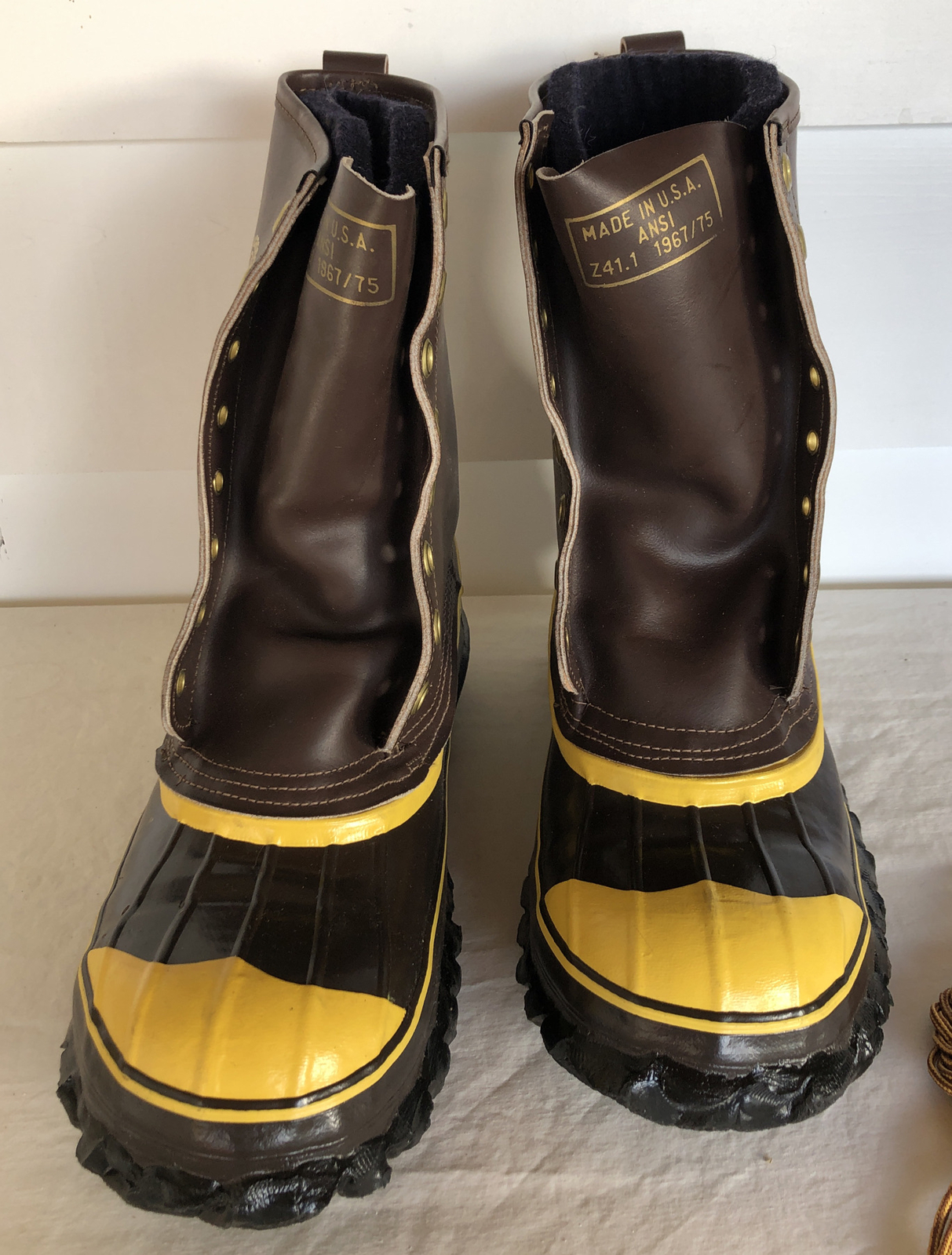 LaCrosse Outdoorsman Size 8 Steel Toe Boots Liners Snow Waterproof Lace Up USA eBay