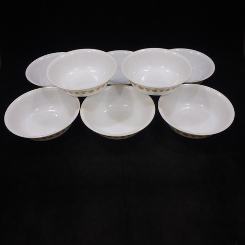 Corning Ware Corelle "BUTTERFLY GOLD" Müslischalen/Suppenschüsseln 6 1/4" Vintage 8er Set - Bild 2 von 19