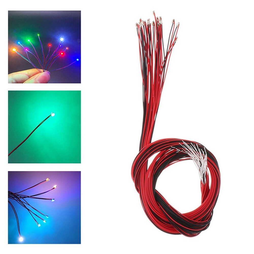 ALLNET Brickrknowledge 7-Farben Licht-Set – 28 Leuchtende LED-Steine In Blau, Grün, Orange, Rot, Warmweiß, Gelb (mit Netzteil)