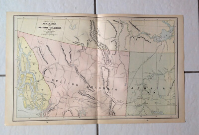 II. George F. Cram NORTHERN PART BRITISH COLUMBIA/ATHABASKA(ALBERTA)  1889