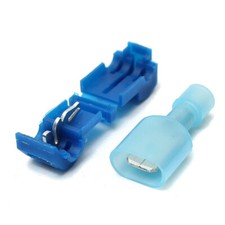 100PCS 18-14AWG T-Tap Wire Crimp Connector Nylon Insulated Male Quick Disconnect