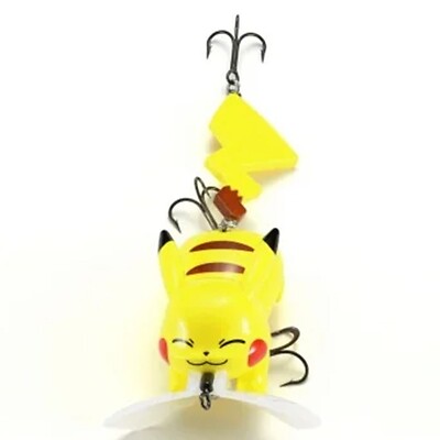 DUO Pokemon Fishing Lure Pikachu Sharp Smiling Face Psyduck Koduck