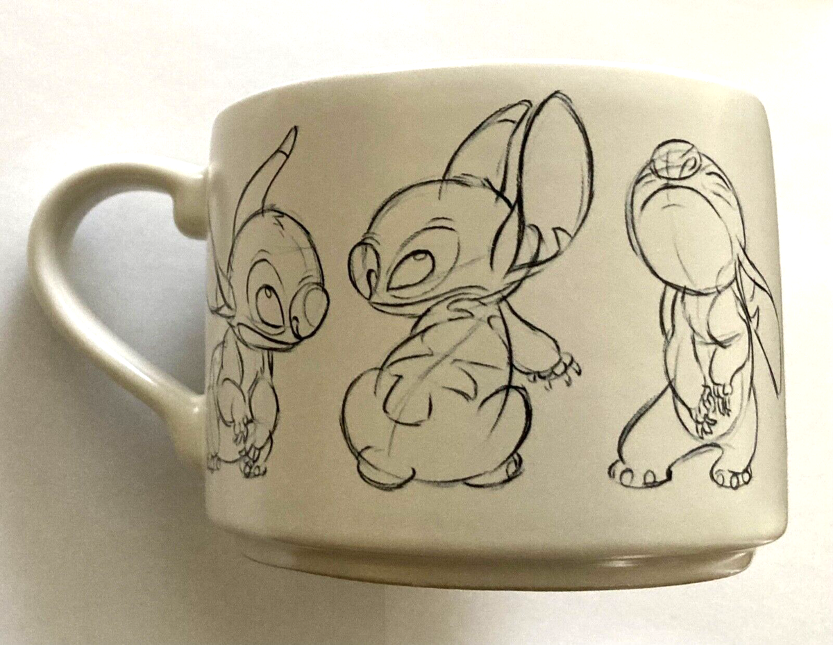 Disney - maronページです。 Disney Lilo & Stitch - Stitch Animation Sketch 14 oz Coffee