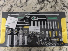 NEW Stahlwille 96830123 Professional Tool Set 46 Pcs Inlays Sockets Extensions