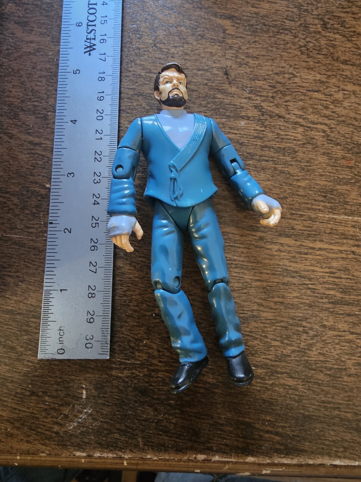 Vintage 90's Playmates Toys Star Trek Riker as MALCORIAN action Figure