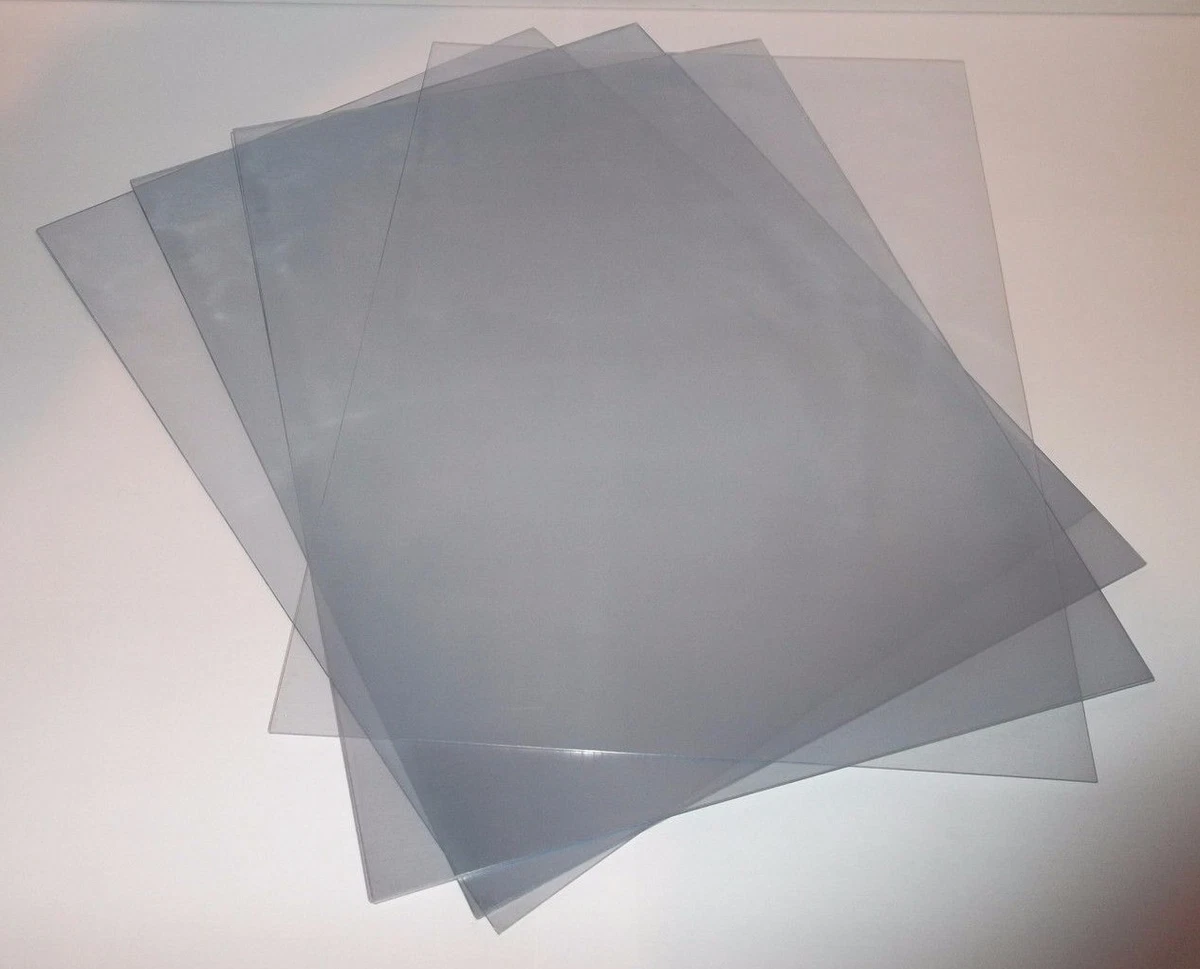 25 A3 CLEAR ACETATE PLASTIC SHEETS - 297mm X 420mm - 240 MICRONS - 11.7” X  16.5”