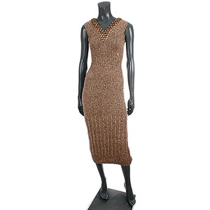 beaded net dress