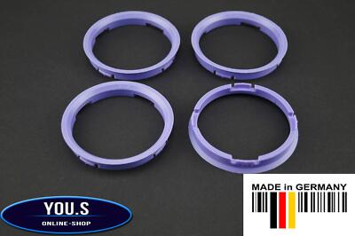 4 Zentrierringe Distanzringe 73,0 - 66,1 mm Pro DBV CMS PLW Schmidt Renault FZ53