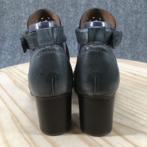 Sandalias Rockport Cobb Hill para mujer 9 M Hattie puño alto azul cuero tacones informales - Imagen 7 de 17