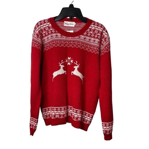 Cotton Emporium Girls Crewneck Reindeer Christmas Sweater Size X Large New - Picture 9 of 9