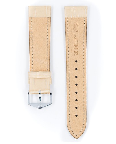 HIRSCH Duke Alligator Grain Calf Leather Watchband + Bonus Battery - Picture 12 of 87