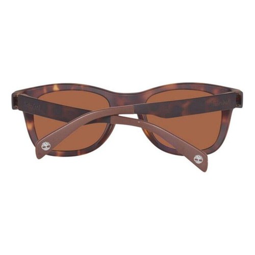 TIMBERLAND Men's Oval Dark Havana TB9080-5052H (ø 50 mm) Sunglasses - Picture 2 of 3