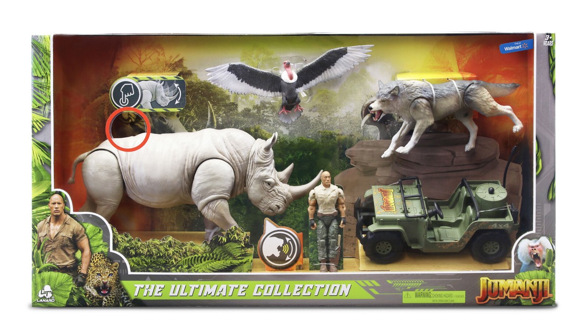 激レア Jumanji 公式フィギュア 動物 7体 アメトイ NEW Jumanji Action Figure CHOOSE Jaguar Tiger Bear Hippo