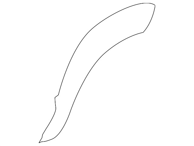 Guardafango para Hyundai (N/P 87743-2E001)