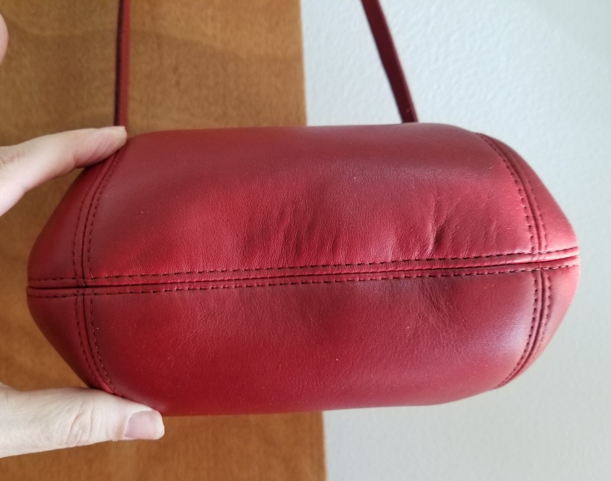 w/COA - Vintage COACH #9990 Red Leather 