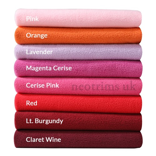 5 Meters Polar Fleece Fabric Wholesale Bulk Buy,Anti Pill Neotrims,35 Colours - Picture 8 of 51