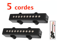 Nuovo Set Di 2 Pickup Jazz Bass 5 Corde - 5,1K/7K - Ceramica - Prezzo Basso -