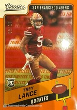 2021 CLASSICS TREY LANCE MINT GLOSSY #6/10 MINT TIMELESS TRIBUTES 49&rsquo;S