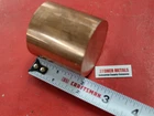 2" Diameter C110 COPPER ROUND ROD 2" long H04 Solid CU New Lathe Bar Stock