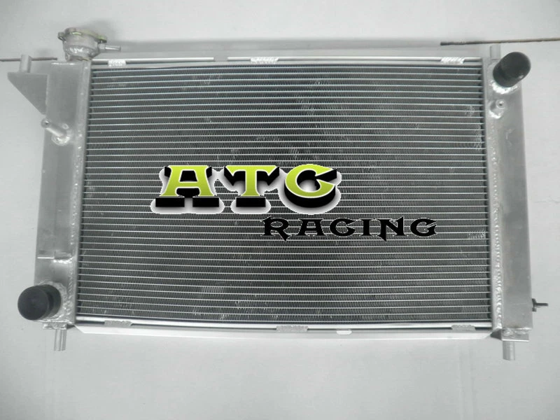 3 filas para Ford Mustang Base GT GTS SVT 1994-1996 3,8/5,0 L AT radiador de aluminio Foto 3 de 4