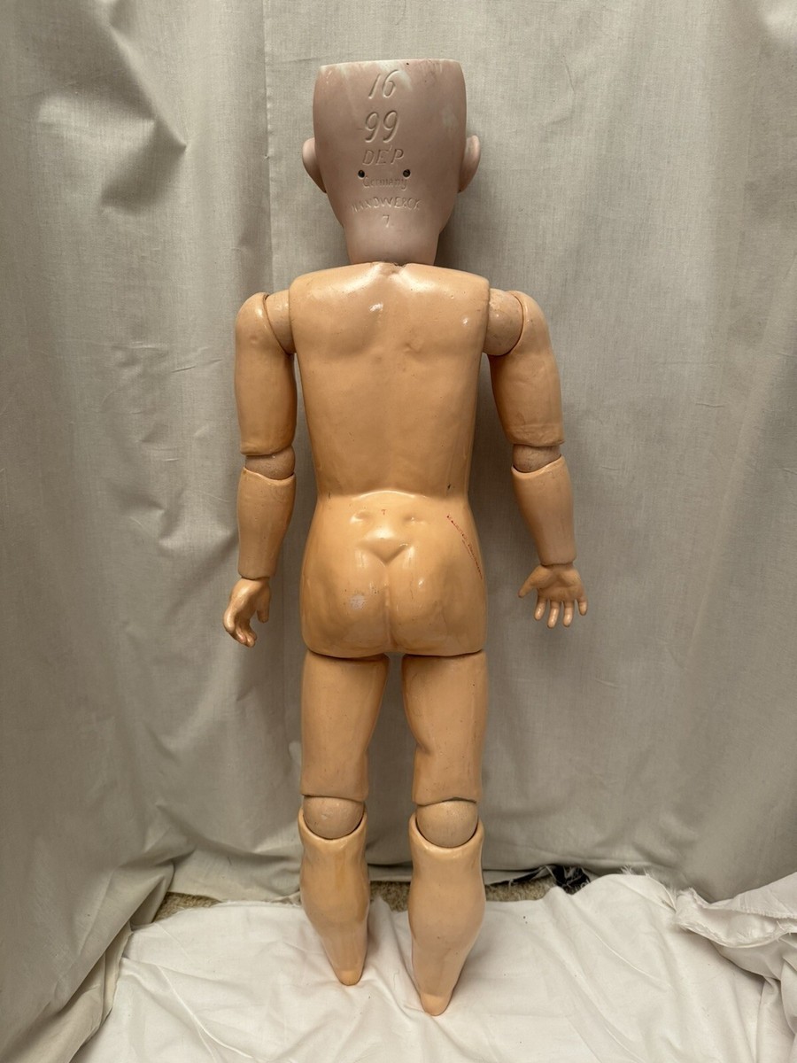 Antique Heinrich Handwerck 32'' 99 DEP Bisque Doll | eBay
