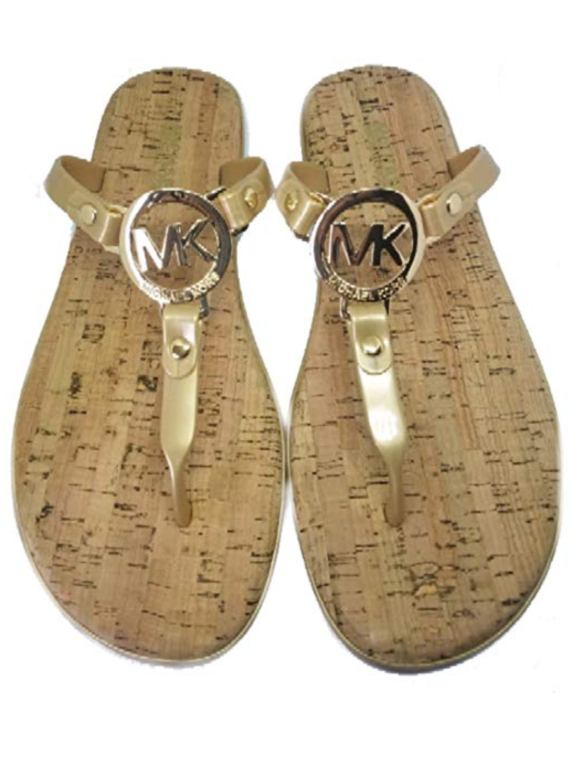 michael kors gold jelly sandals