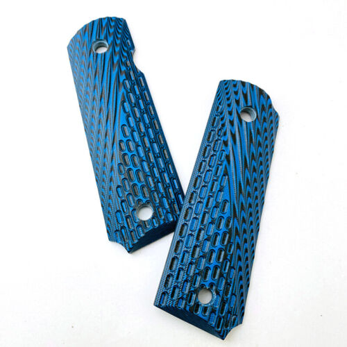 2PCS Tactics Handle Patches Custom 1911 Grips G10 Material DIY for 1911 Models k - Picture 5 of 5